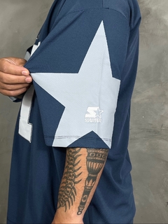 CAMISETA STARTER FUTEBOL AMERICANO STARS - AZUL MARINHO na internet