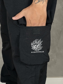 Imagem do CALÇA CARGO POLIAMIDA / TACTEL AGACE WEAR SKOOL FIRE - PRETO