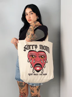 BOLSA/SACOLA ECOBAG AGACE WEAR SORRY MOM - CREME - comprar online