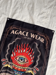 BANDEIRA AGACE CREW FIRE TORCH - PRETO - Agacê Store
