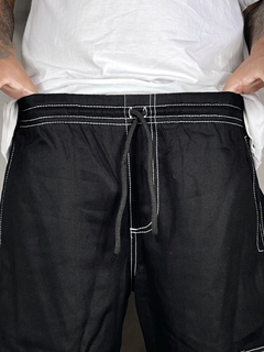 CALÇA JEANS CARGO AGACE - BLACK LINE na internet
