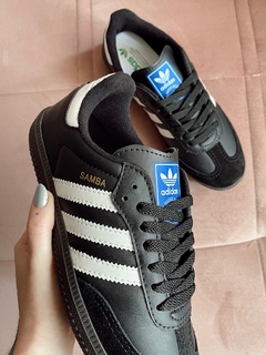 TENIS ADIDAS SAMBA OG - PRETO/BRANCO UNISSEX - loja online