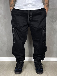 CALÇA JEANS CARGO AGACE - BLACK LINE - comprar online
