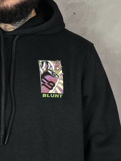 MOLETOM BLUNT CANGURU NO REGRETS - PRETO - loja online