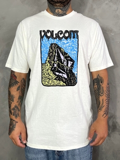CAMISETA VOLCOM SLIM SUBMERGED OFF WHITE