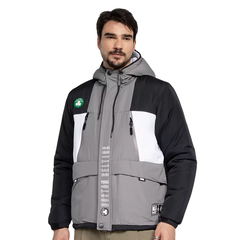 JAQUETA NBA BOSTON CELTICS HEAVYWEITH UNISSEX - CINZA - Agacê Store
