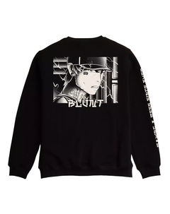 MOLETOM BLUNT CARECA ANIMETHUNDER - PRETO - Agacê Store