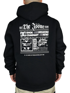MOLETOM CANGURU DC SHOES FECH THE ISSUE 305G -PRETO - comprar online