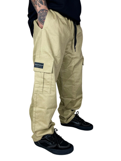 CALÇA CARGO RETA AGACE WEAR - BEGE - comprar online