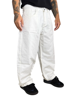 CALÇA BAGGY CARPINTEIRO BANKS JEANS - BRANCO OFF WHITE - comprar online