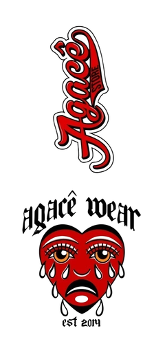 CARTELA DE ADESIVOS AGACE WEAR na internet
