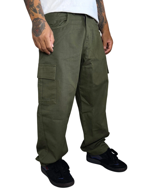 CALÇA CARGO BAGGY BANKS OVERSIZED -MILLITAR - comprar online