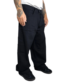CALÇA BAGGY CARPINTEIRO BANKS JEANS - PRETO - comprar online