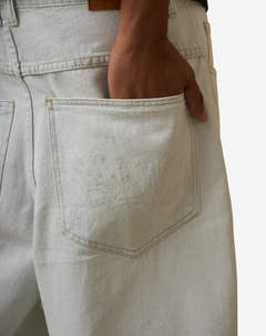 Imagem do BERMUDA JORTS JEANS BLUNT - BIG DELAVE BABY BLUE