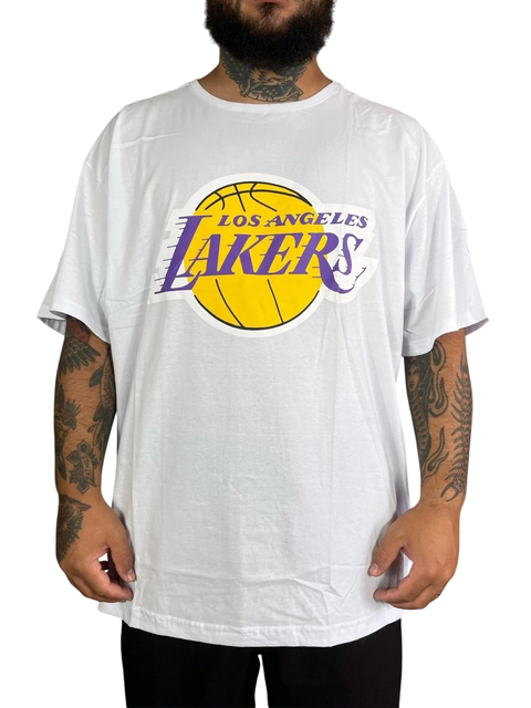 CAMISETA NBA - LOS ANGELES LAKERS WHITE EXTRA GRANDE - comprar online