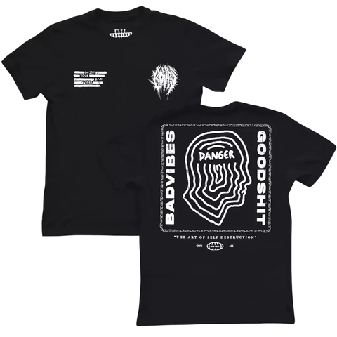 CAMISETA BAD VIBES 666 UNISSEX - BADVIBES DANGER - comprar online