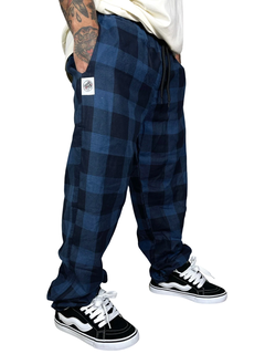 CALÇA XADREZ FLANELA AGACE WEAR - BLUE WOLF - comprar online