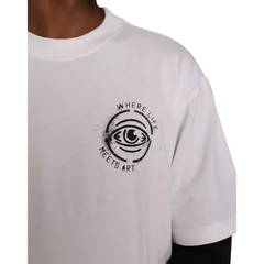 CAMISETA MANGA LONGA BLUNT WHERE LIPE - NEW WHITE