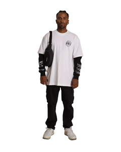 CAMISETA MANGA LONGA BLUNT WHERE LIPE - NEW WHITE - comprar online