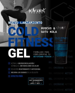 RUSCUS & GOTU KOLA COLD FITNESS GEL - Gel Corporal Anticelulitico Efecto frío - IDRAET en internet