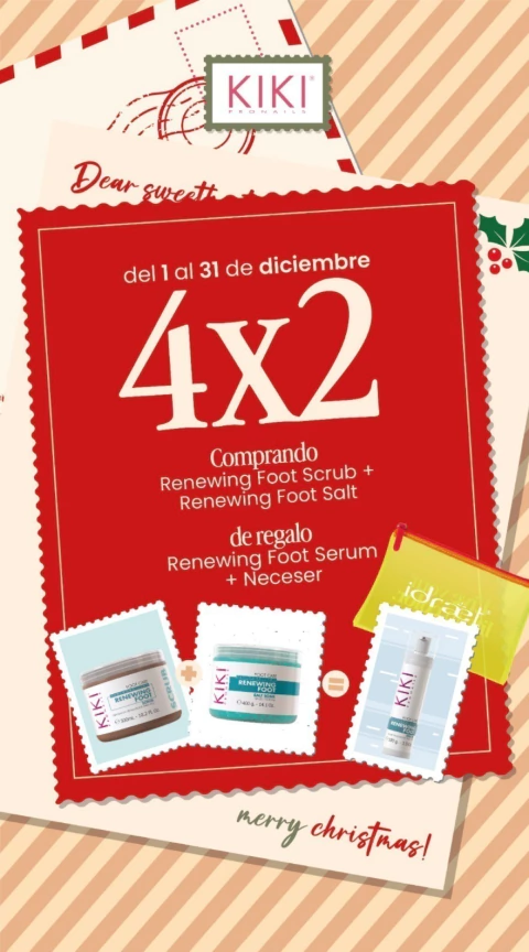 Promo Diciembre 4x2 Renewing Foot IDRAET