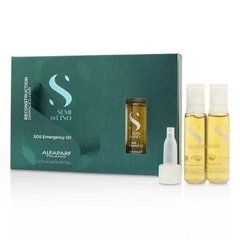 Ampollas Sos Emergency Oil Semi Di Lino Alfaparf X6