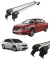 Rack Teto Alumínio Prata Sentra (2006 A 2018) Linha Infinity