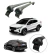 Rack de Teto Fiat Fastback Aluminio Preto Linha Infinity