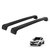 Rack Teto Alumínio Preto Argo Trekking - comprar online