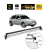 Rack de Teto Bagageiro Travessa VHIP Gol 4 Portas G2 G3 G4