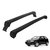 Rack Teto Alumínio Preto Gol G2 - 2 Portas (95 A 98)