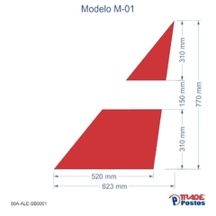 Adesivo Stratema PHX 1120-1221-2220-2421 - 53x374mm - Saia de Bomba M01 - loja online