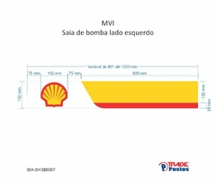 MVI Saia de bomba - de 801mm até 1220mm - Trade Postos - Comunicação visual