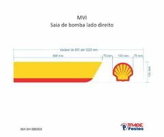 MVI Saia de bomba - de 801mm até 1220mm - loja online
