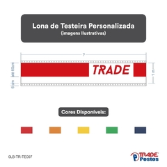 Lona Testeira Personalizada - Até 2 Cores (R$ por metro linear) - comprar online