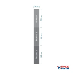 Kit Produtos para Coluna (3 produtos) - 280x800mm - comprar online