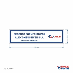 Adesivo Combustível Fornecido por Base SAO FRANCISCO CONDE/BA - 23.314.594/0024-05- AID-AL-MM031