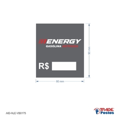 Adesivo Gasolina Energy / AID-AL-VB0175-90x80mm