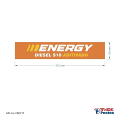 Adesivo GBR - 59x312mm - Saia de Bomba M01 na internet