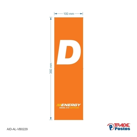 Adesivo Diesel S10 Energy / AID-AL-VB0229-360x100mm