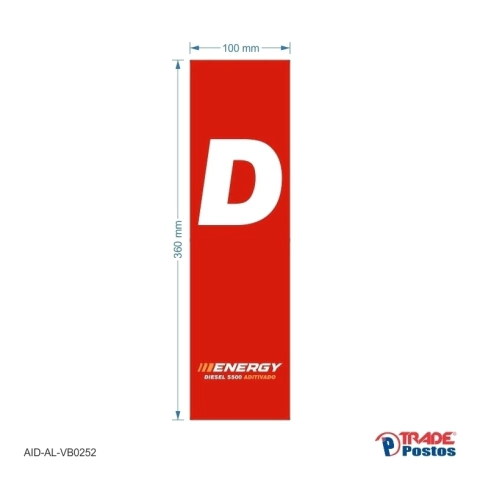Adesivo Diesel S500 Energy / AID-AL-VB0252-360x100mm