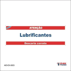 Adesivo Lubrificantes/AID-TR-EX-0003