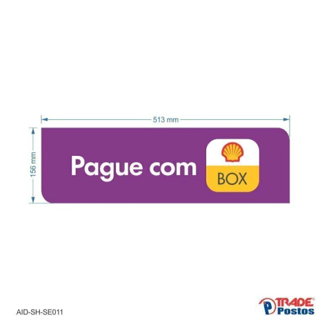 Adesivo Pague com ShellBox Sentinela MVI / AID-SH-SE011 - comprar online