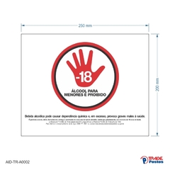 Adesivo proibido para menor / AID-TR-A0002 - comprar online