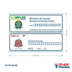 Adesivo Simples Nacional / AID-TR-A0016 na internet