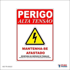 Adesivo Alta Tensão / AID-TR-A0023