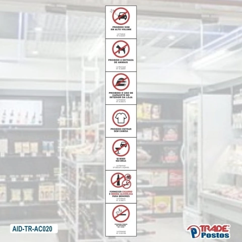 Adesivo Leis 900x129mm / AID-TR-AC020