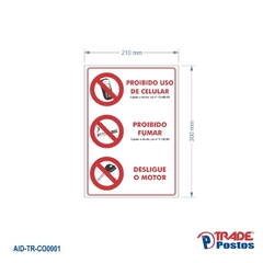 Adesivo de Coluna Segurança / AID-TR-CO0001 - comprar online
