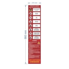 Adesivo Prezado Cliente vermelho / AID-TR-CO0012 - comprar online