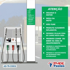 Adesivo de Coluna Atenção - Verde / AID-TR-CO0032 - comprar online